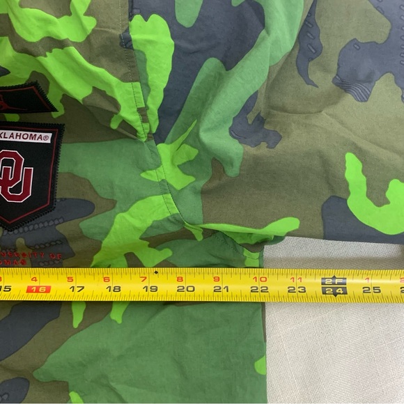 Oklahoma Sooners Nike Jordan Mens Jacket Camo Large On Field Coaches Jacket USA - Picture 10 of 11